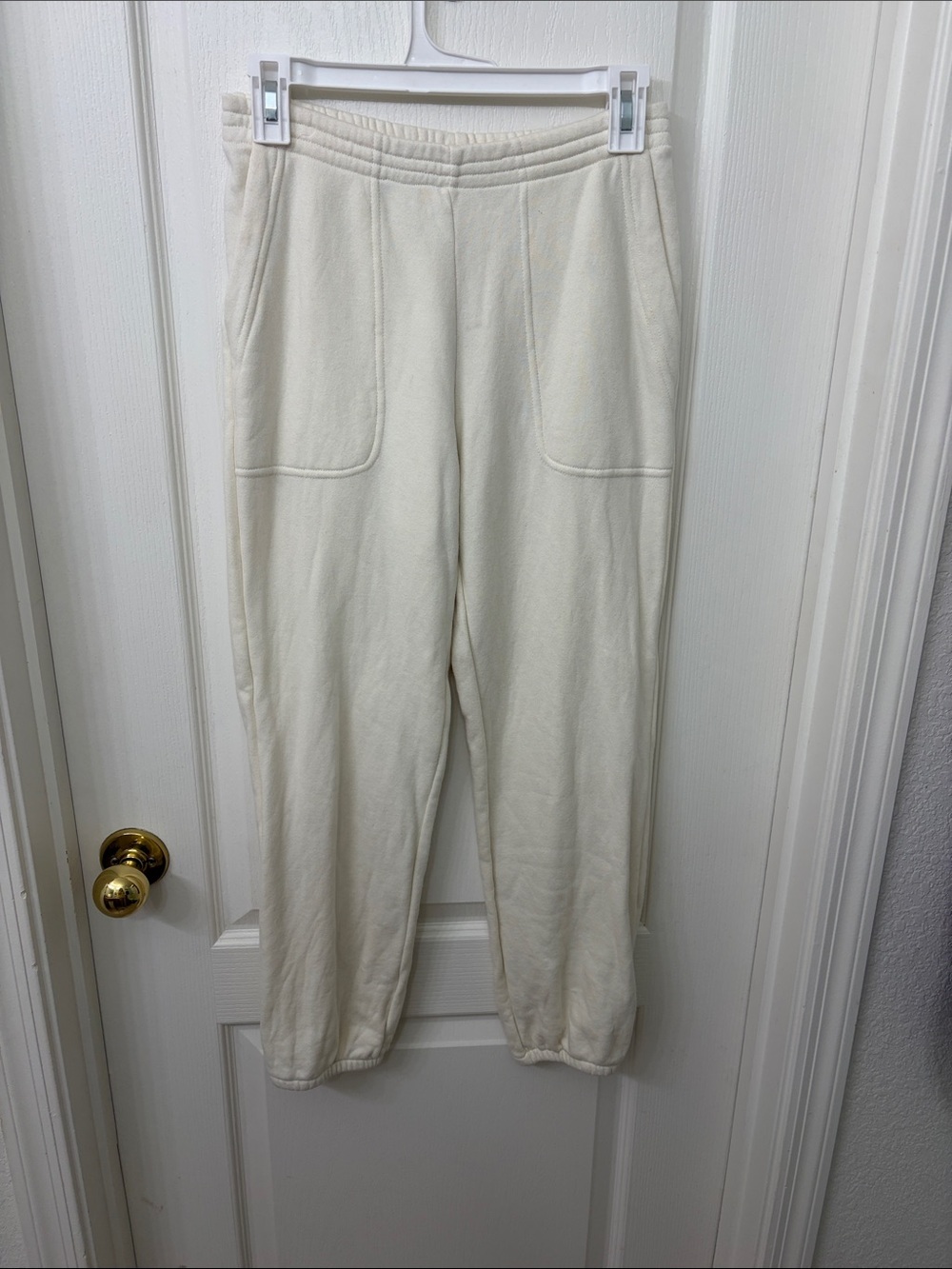 Sablyn Sweatpants with Pockets in Blizzard - Picture 2 of 6